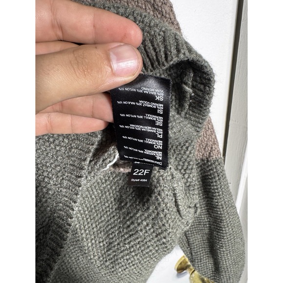 KÜHL Women's XL Colorblock Sweater Merino Wool Blend Crew Neck Pullover - Picture 6 of 12